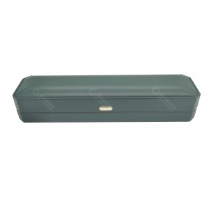 Wholesale Green Color PU Leather Gift Box Flip Top Magnetic Closure Jewelry Storage Box