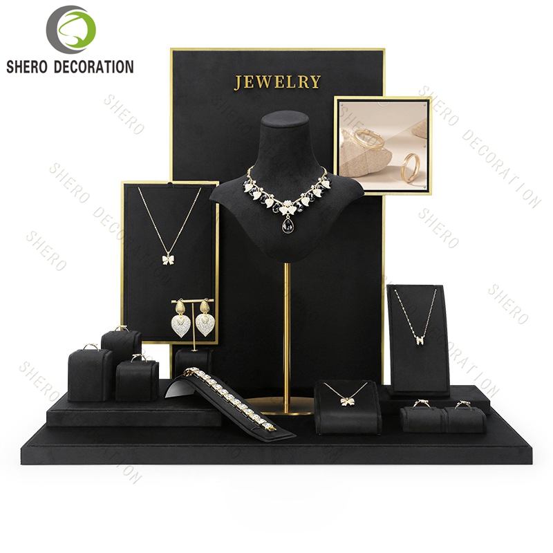 Elegant Jewelry Display Set Necklace Earring Bracelet Display Stand for Boutique Counters Featured Image