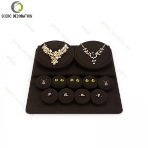 Luxury Design Set Jewelry Bust Display Stand with Earrings Stand for High-End Jewelry Containers