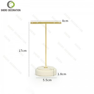 Custom Velvet Jewelry Display Props Set Necklace Earring Ring Bracelet Stand Flocked Showcase Display Wholesale