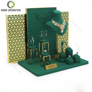 Premium Necklace Earring Ring Bracelet Showcase Jewelry Display Bust Luxury Jewellery Stand for Store