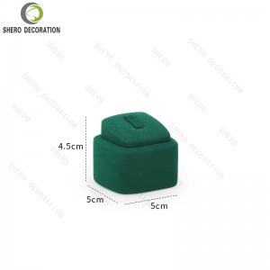High-end Custom Ring Jewelry Packaging Display Stand Tray Earring Necklace Bust Prop Luxury Jewelry Display Stand Set