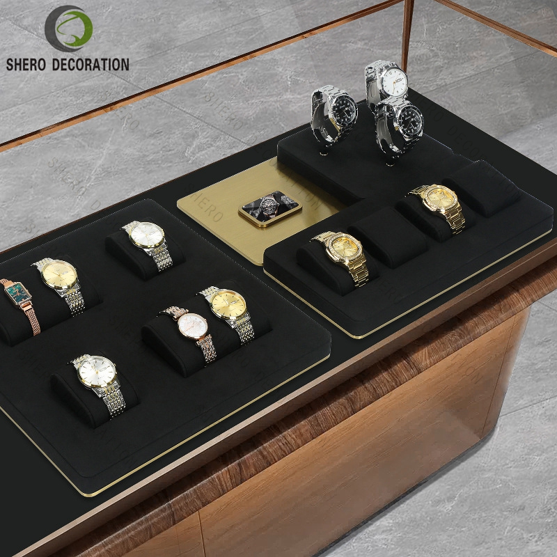 Stylish Jewelry Display Stand Set Fancy Retail Shop Jewelry Container Display Luxury Stands display tray jewelry