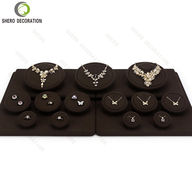 High-End Jewelry Display Props Counter Ring Necklace Earring Bracelet Organizer Well Livestreaming Showcase
