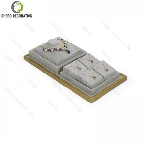 Exquisite Jewelry Display Tray Counter Display Stand Design Exhibition Hall Organizer Tray Pendant Jewelry Container
