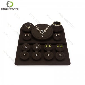 Luxury Design Set Jewelry Bust Display Stand with Earrings Stand for High-End Jewelry Containers