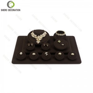 Luxury Design Set Jewelry Bust Display Stand with Earrings Stand for High-End Jewelry Containers