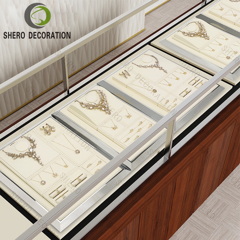 Jewelry Display Stand Set High-end Custom Design Jewelry Display Holder for Earrings Ring Necklace Props Tray Mannequin Bracelet Featured Image