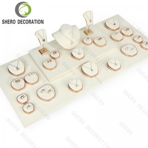 Modern Luxury Jewelry Display Stand Counter Showcase for Retail Store Made of MDF