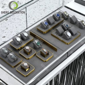 Jewelry Display stand Velvet Retail Jewelry Display Set Luxury Stand Necklace Ring Earring Counter