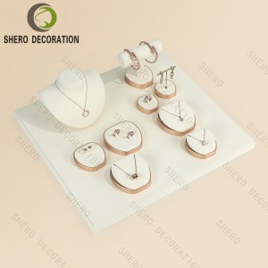 Packaging Fashion Jewelry Display Props Jewelry Display Set Ring Pendant Bracelet Necklace Metal Display Rack