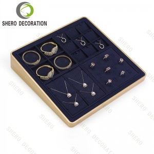 High End Tabletop Jewelry Display Holder jewelry Display Stand for Store Retail Jewelry Display Set for Necklaces Rings Earrings