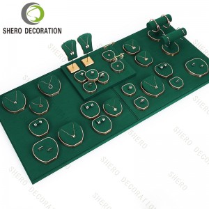 Luxury Design Set Jewelry Bust Display Stand with Earrings Stand for High End Jewelry Containers