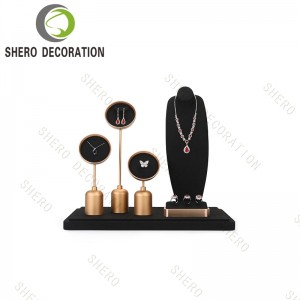 Luxury Customizable Jewelry Display Props Stand Kit Displays for Retail Stores fine jewelry display set