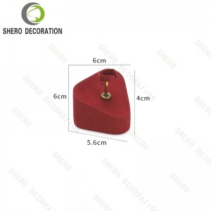 Customizable Brand Label Necklace Jewelry Counter Display Props Microfiber Luxury Jewelry Display Set
