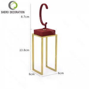 Microfiber Jewelry Display Set Necklace Ring Earring Bracelet Display Stand for Jewelry Store Showcase Display Props