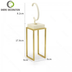Custom Ring Jewelry Packaging Display Stand Tray Earring Necklace Bust Prop Luxury Jewelry Display Stand Set