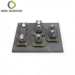 High End Luxury Jewelry Display Stand Set Custom logo for Ring Earring Bracelet Necklace Holder Stand