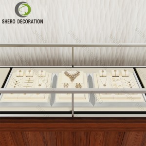 Jewelry Display Stand Set High-end Custom Design Jewelry Display Holder for Earrings Ring Necklace Props Tray Mannequin Bracelet