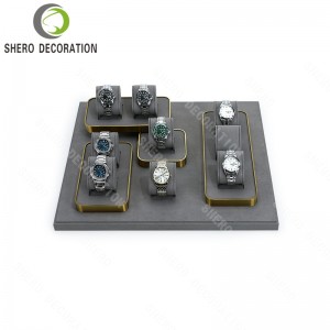 High End Luxury Jewelry Display Stand Set Custom logo for Ring Earring Bracelet Necklace Holder Stand