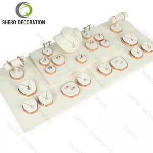 Modern Luxury Jewelry Display Stand Counter Showcase for Retail Store Made of MDF