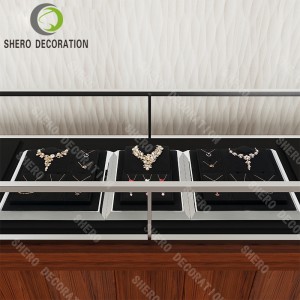 New Luxury Microfibe Jewelry Display Set for Necklace Ring Earrings Bust with Custom Logo Earrings Display Stand Jewelry