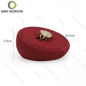 Custom Jewelry Display Set Luxury Velvet Necklace Ring Earring Stand Countertop Boutique Wholesale