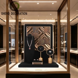 High Quality Jewelry Display Stand Mannequin Bust for Luxury Retail Window Watch Necklace Earrings Rings