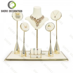 Modren Microfiber Jewelry Earring Display Stand Color Jewelry Display Set for Counter Display