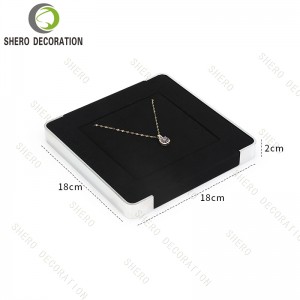 Luxury Jewelry Packaging Display Stand Set Tray Earring Necklace Bust Prop Custom Jewelry Display Stand