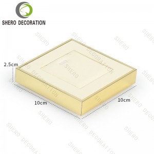 High End Jewelry Display Box Custom Logo PU Leather Microfiber Earring Necklace Ring Luxury Jewelry Set Box Have Cover
