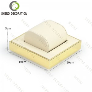 High End Jewelry Display Box Custom Logo PU Leather Microfiber Earring Necklace Ring Luxury Jewelry Set Box Have Cover