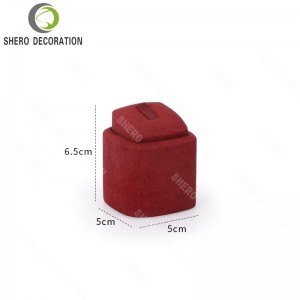 Luxury Jewelry Display Stand Set Microfiber Tray and Holder Kit for Jewelry Shop Counter Showcase