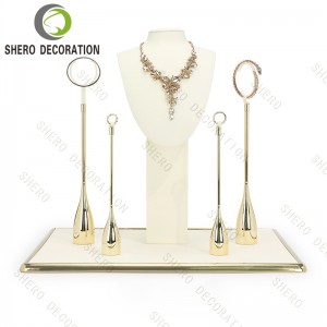 Modren Microfiber Jewelry Earring Display Stand Color Jewelry Display Set for Counter Display