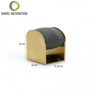 Microfiber Jewelry Display Set Metal Jewelry Display Stand for Jewelry Window showcase