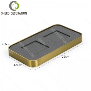 Microfiber Jewelry Display Set Metal Jewelry Display Stand for Jewelry Window showcase