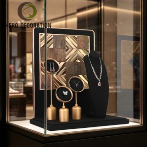High Quality Jewelry Display Stand Mannequin Bust for Luxury Retail Window Watch Necklace Earrings Rings