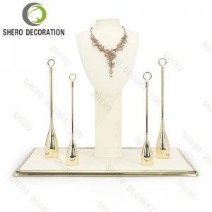 Modren Microfiber Jewelry Earring Display Stand Color Jewelry Display Set for Counter Display