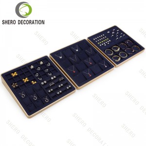 Luxury Design Set Jewelry Bust Display Stand with Earrings Stand for High End Jewelry Containers