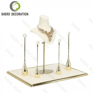 Modren Microfiber Jewelry Earring Display Stand Color Jewelry Display Set for Counter Display