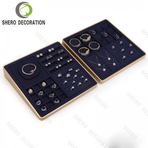 Luxury Design Set Jewelry Bust Display Stand with Earrings Stand for High End Jewelry Containers