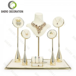 Modren Microfiber Jewelry Earring Display Stand Color Jewelry Display Set for Counter Display