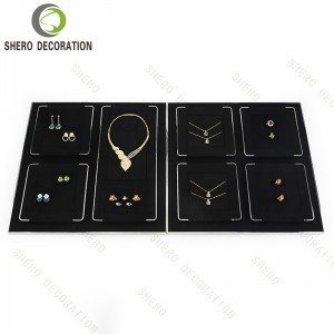 Fashion Necklace Jewelry Display Stand Props Rings Earrings Jewelry Display Stand Sets Luxury Jewelry Display Stand