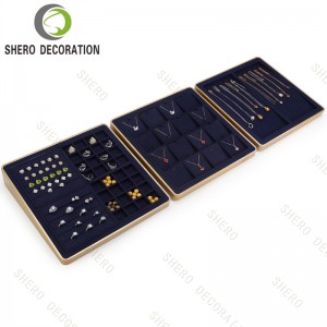 Luxury Design Set Jewelry Bust Display Stand with Earrings Stand for High End Jewelry Containers
