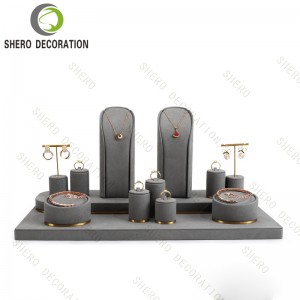 Wholesale Jewelry Display Stand Set Ring Earring Necklace Bracelet Pendant Display Stand Custom Logo