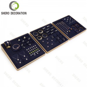 Luxury Design Set Jewelry Bust Display Stand with Earrings Stand for High End Jewelry Containers