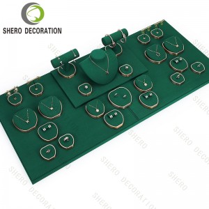 Luxury Design Set Jewelry Bust Display Stand with Earrings Stand for High End Jewelry Containers