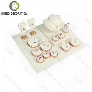 Modern Luxury Jewelry Display Stand Counter Showcase for Retail Store Made of MDF