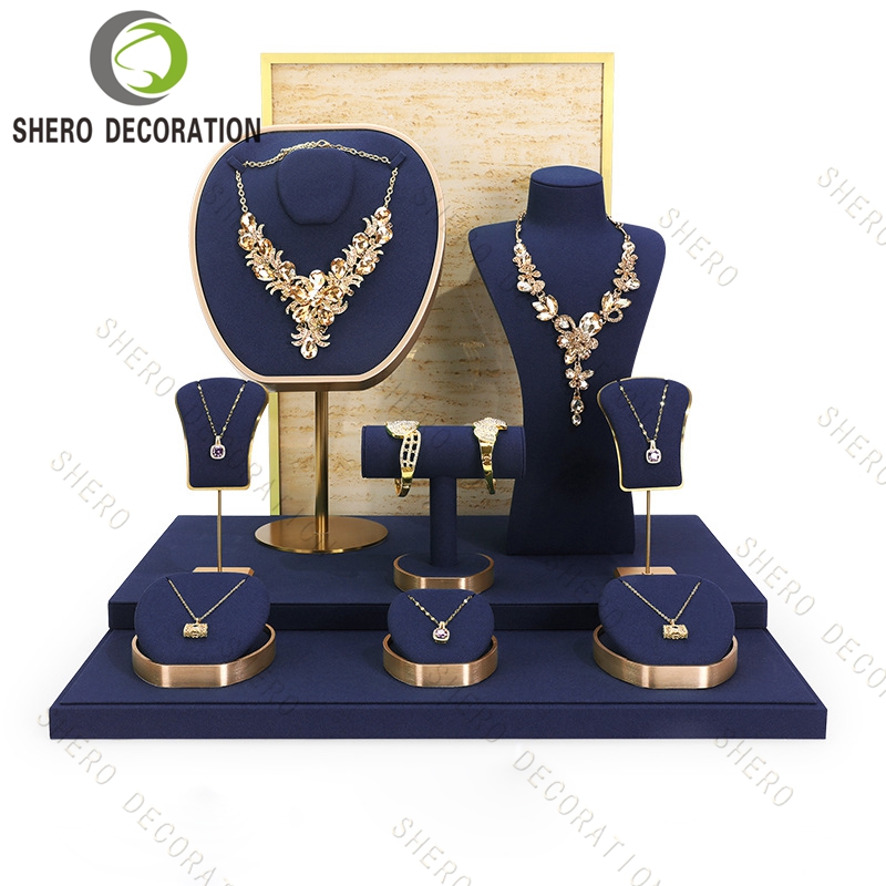 Microfiber Jewellery Cabinet Display Professional Jewelry Display Jewelry Display Stand Counter Window Featured Image